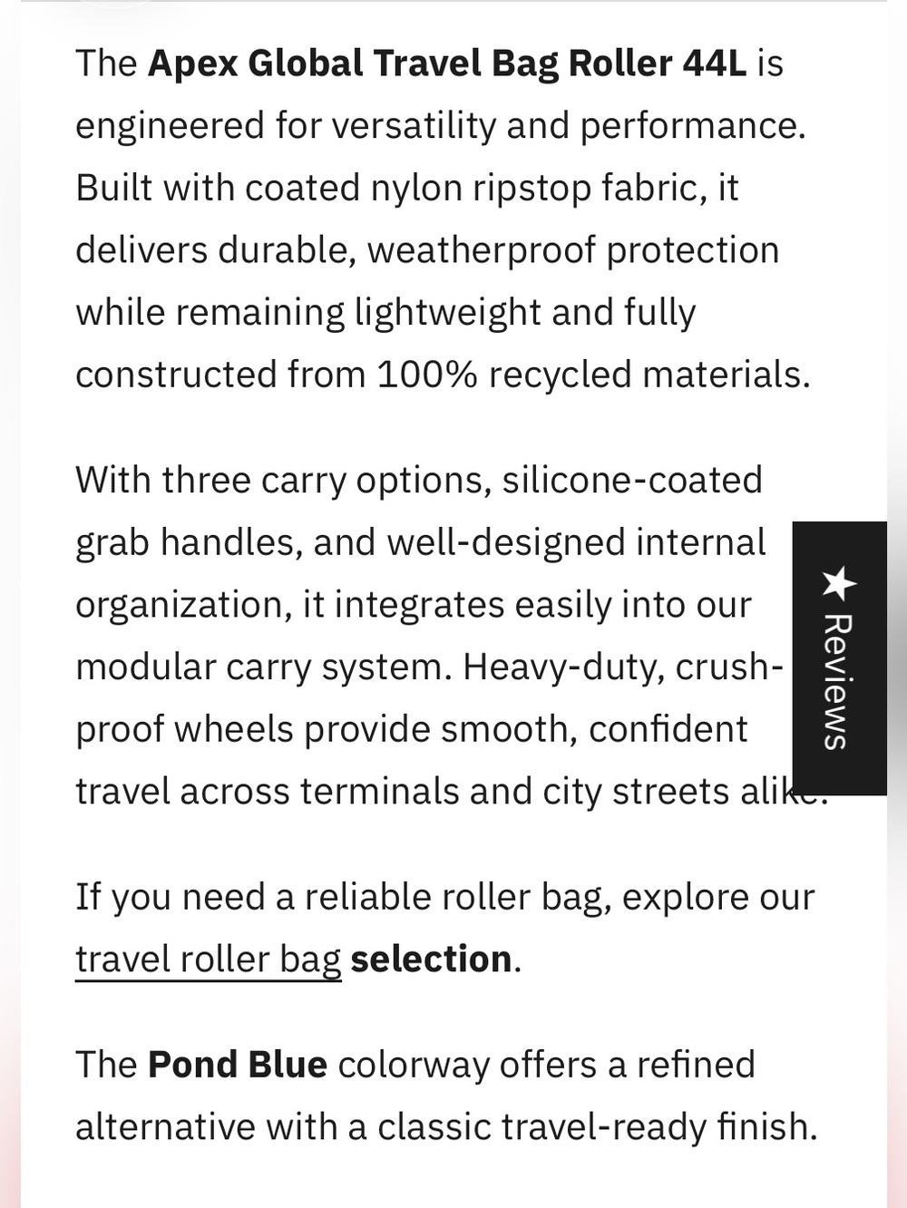 Topo Designs Apex weatherproof global backpack 30L - Picture 10 of 13
